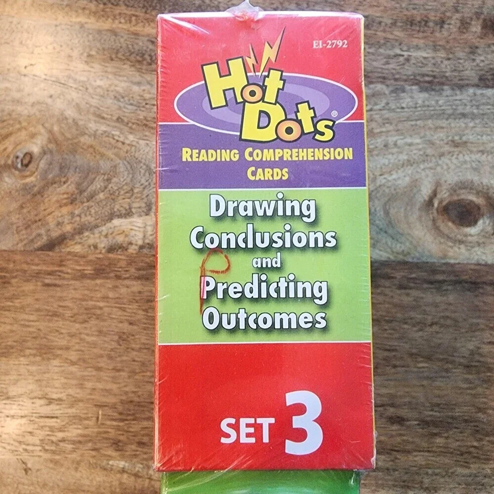Educational Insights Hot Dots Drawing Conclusions Cards Set 3 New Sealed